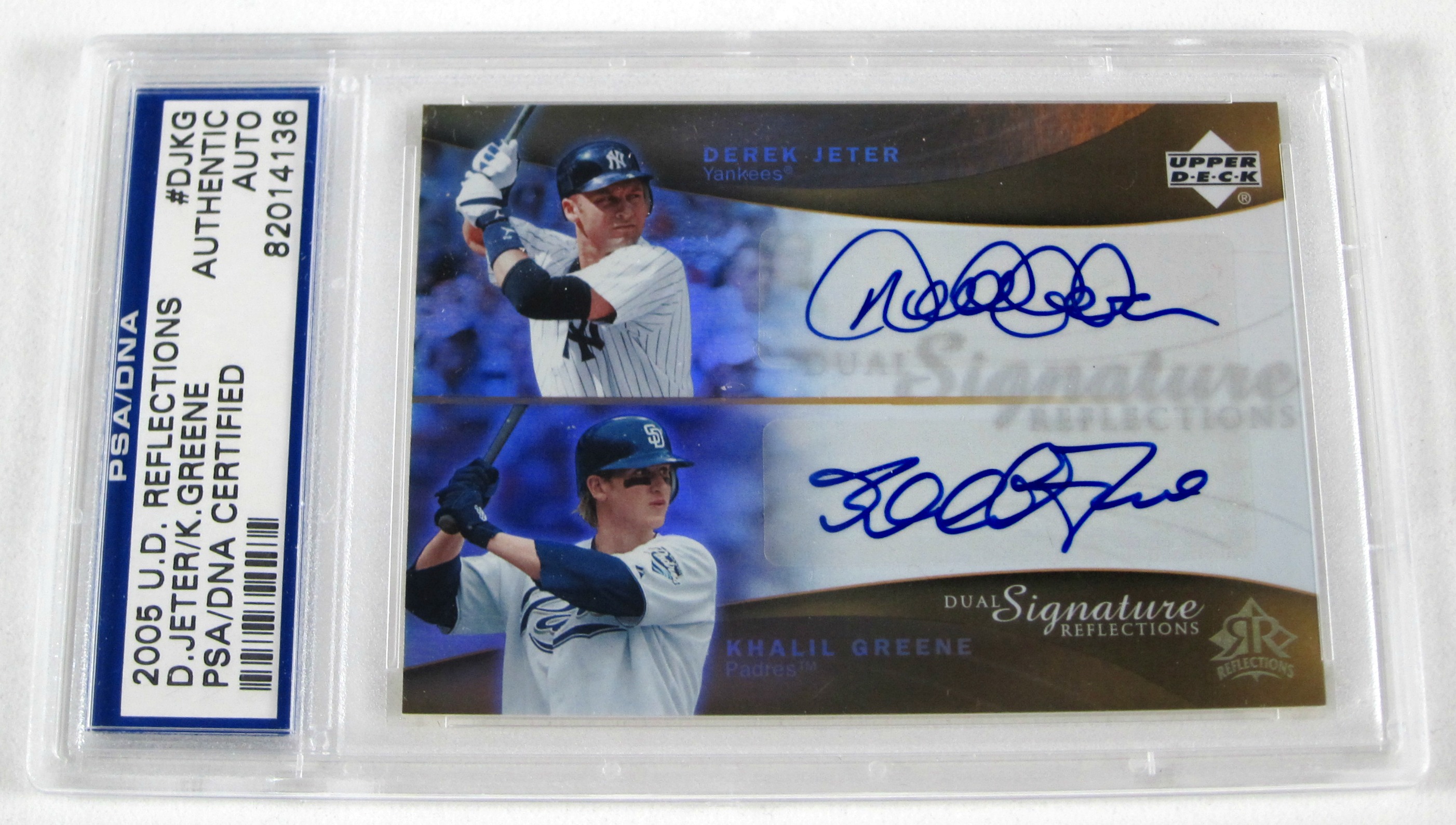 jeter-autographed-2005-u.d - Memorabilia Center