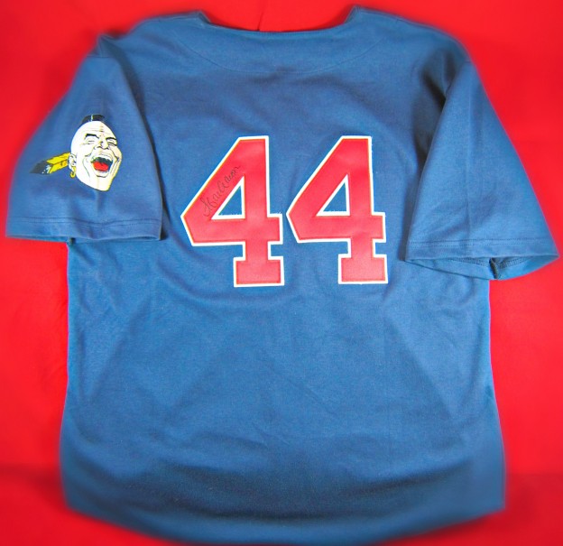 hank aaron jersey t shirt