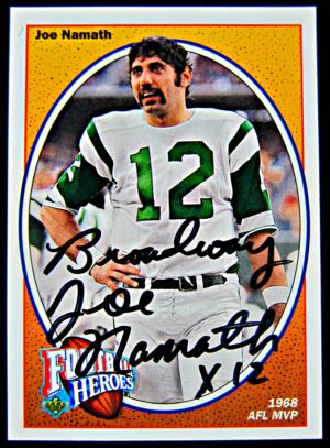 The Ultimate Guide To Joe Namath Memorabilia: Collectibles, Authentication, And Care - Image 1