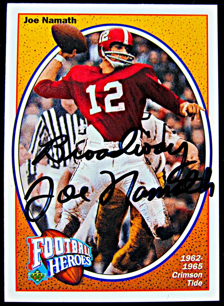 The Ultimate Guide To Joe Namath Memorabilia: Collectibles, Authentication, And Care - Image 4