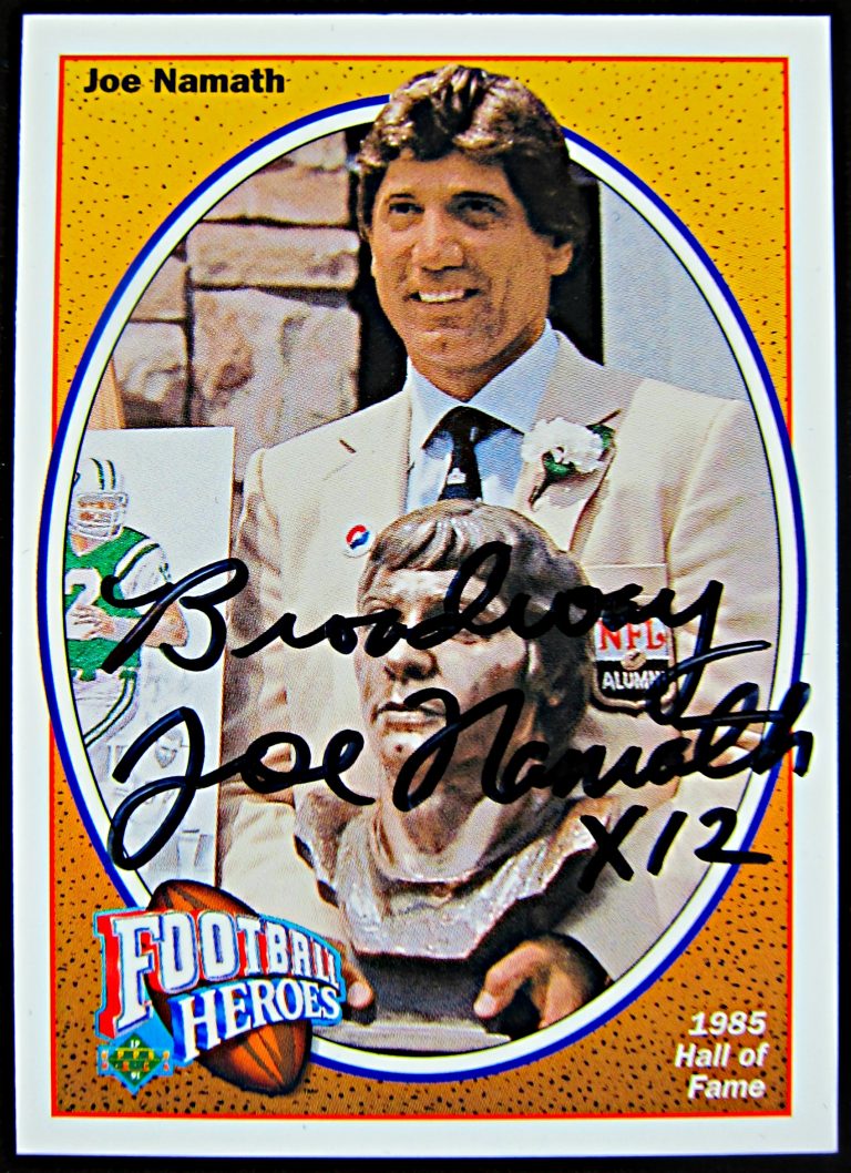 Joe Namath Autographed Card Memorabilia Center   Joe Namath Autographed Card 5 768x1058 