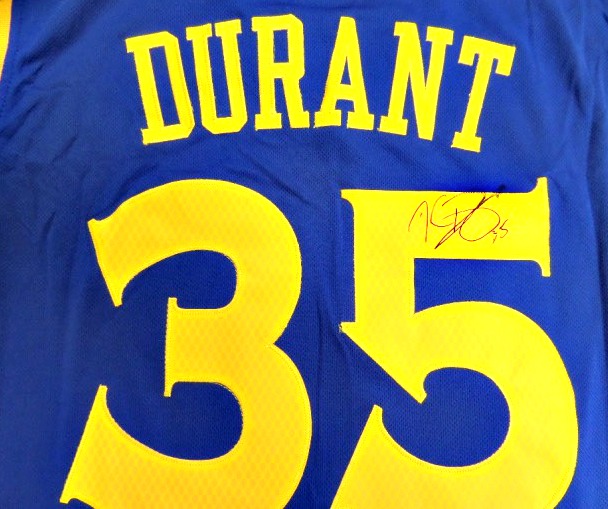 Kevin Durant Autographed Jersey - Memorabilia Center