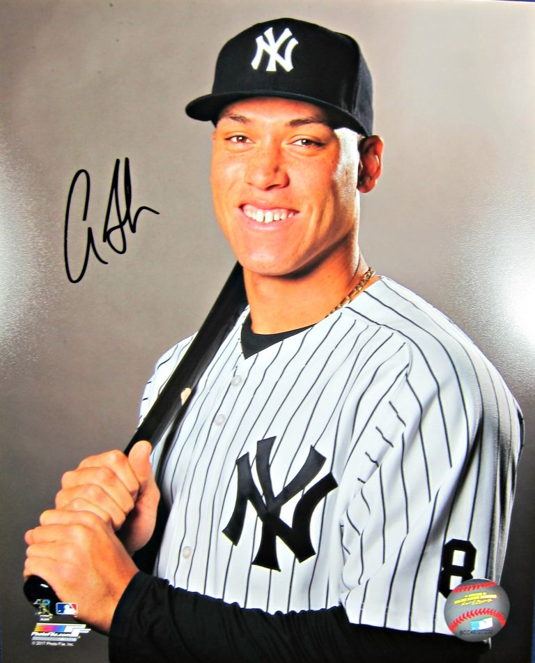 aaron-judge-signed-photo - Memorabilia Center