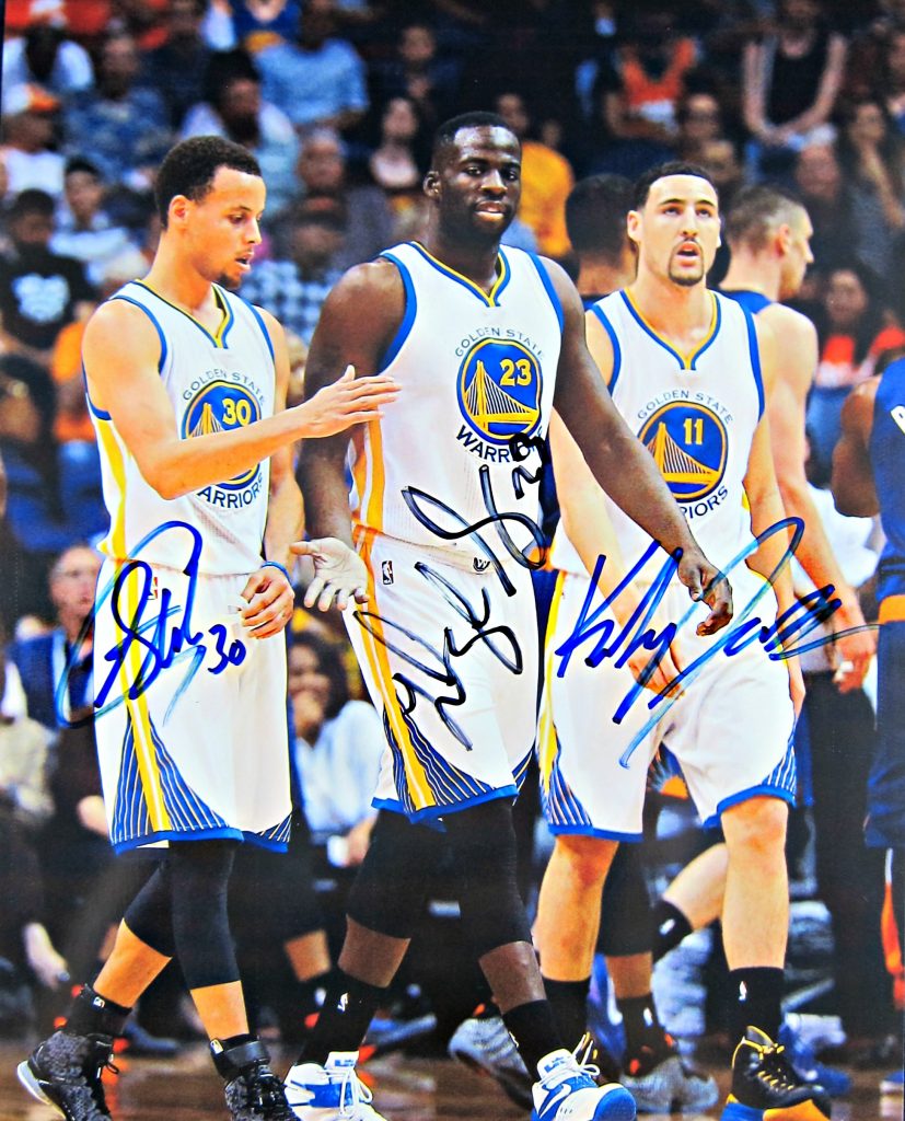 Golden State Warriors Autographed Photo - Memorabilia Center