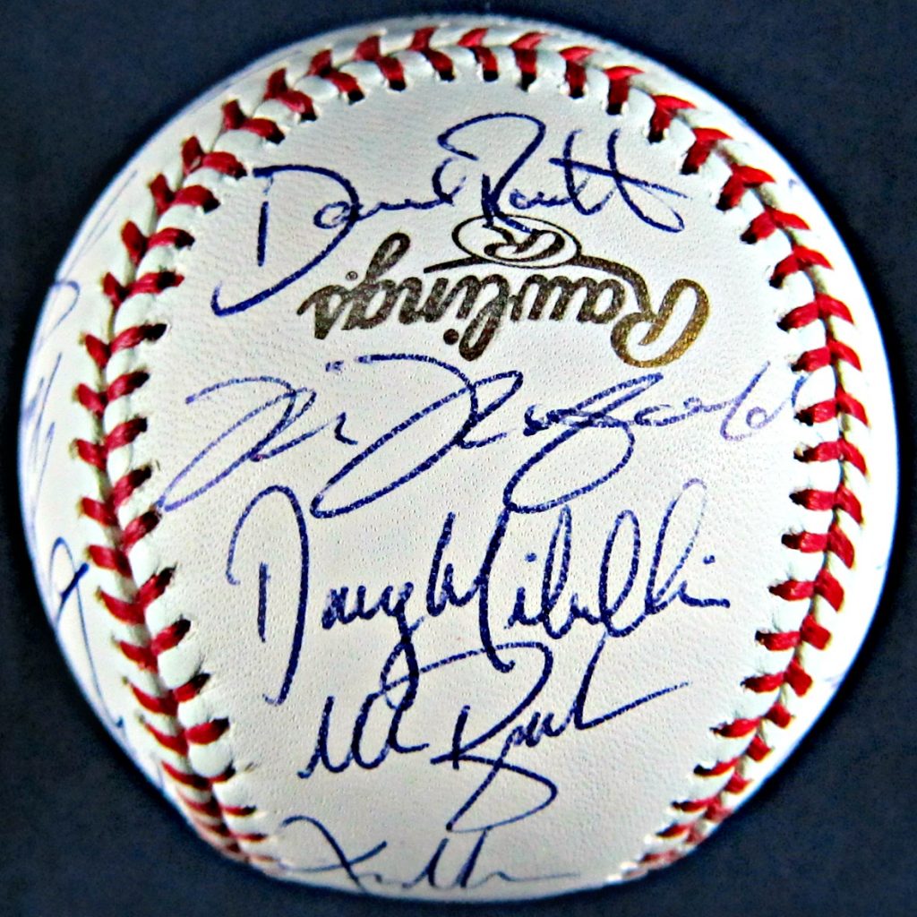 2004 Boston Red Sox Team Signed Official 2004 World Series Baseball