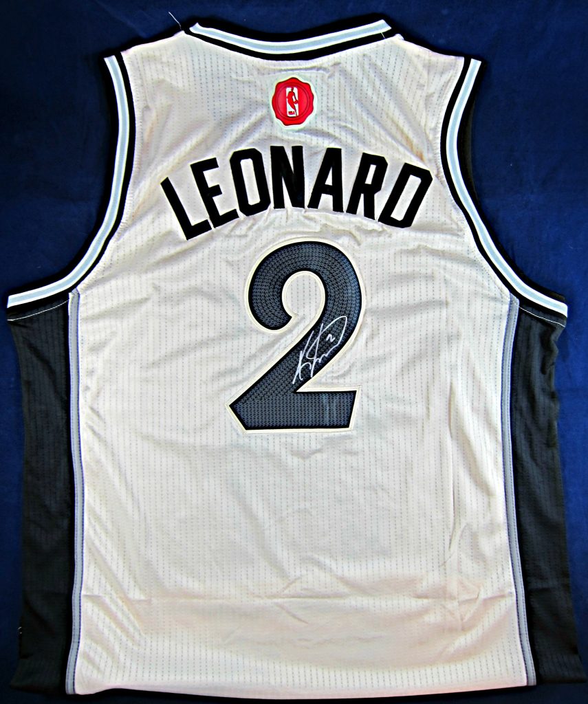 Kawhi-leonard-signed-jersey - Memorabilia Center