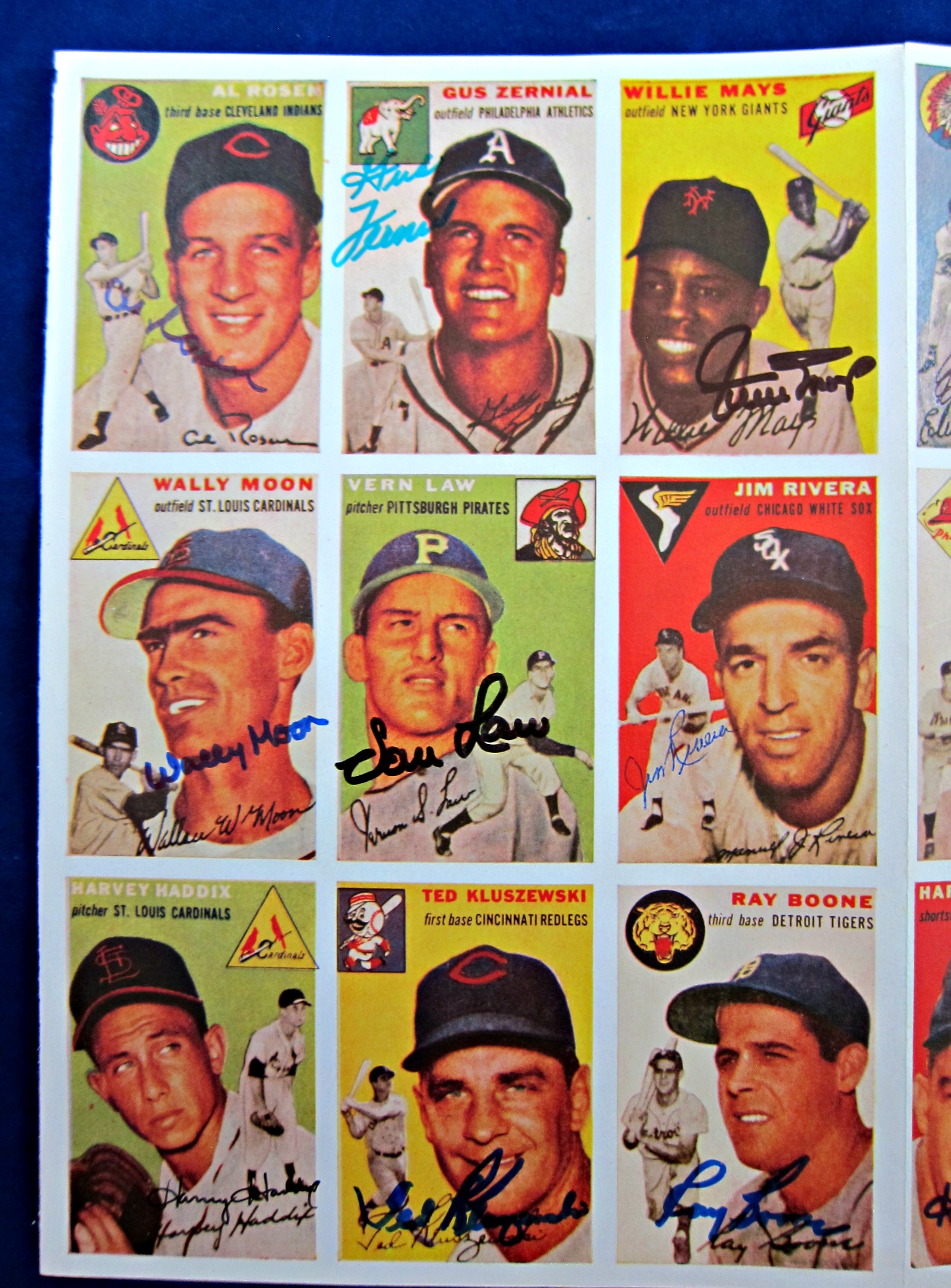 Baseball Legends Autographed Topps Magazine Card Sheet - Memorabilia Center2203 x 2982