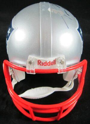Tom Brady Signed Mini Helmet