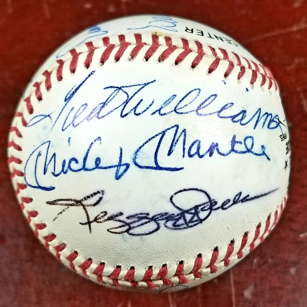 500 Home Run Club Autographed Baseball