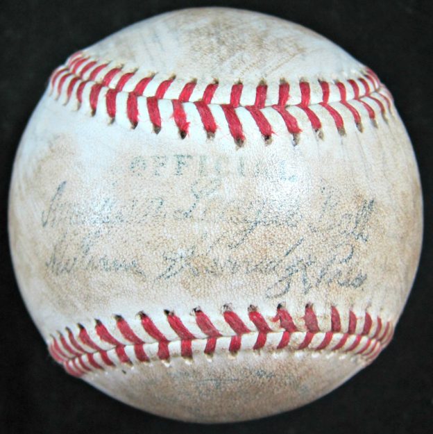 Babe Ruth Autographed Baseball - Memorabilia Center