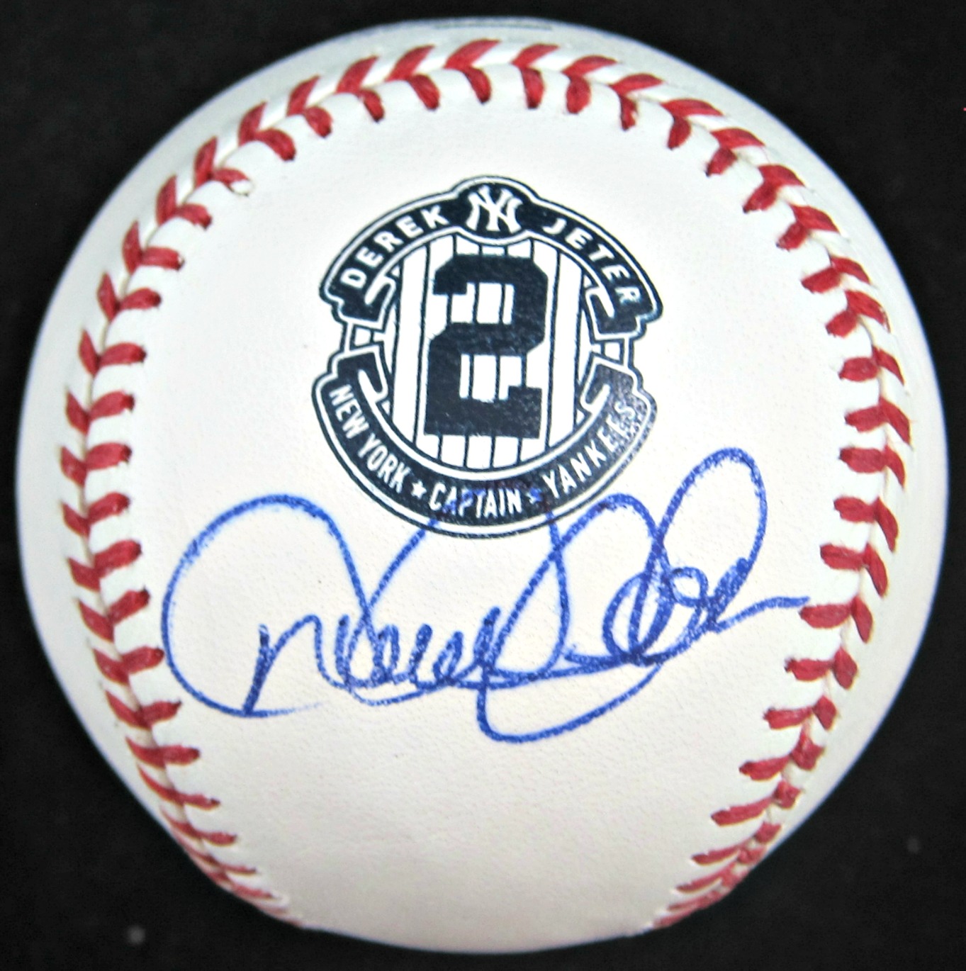 Derek Jeter Autographed Baseball Memorabilia Center