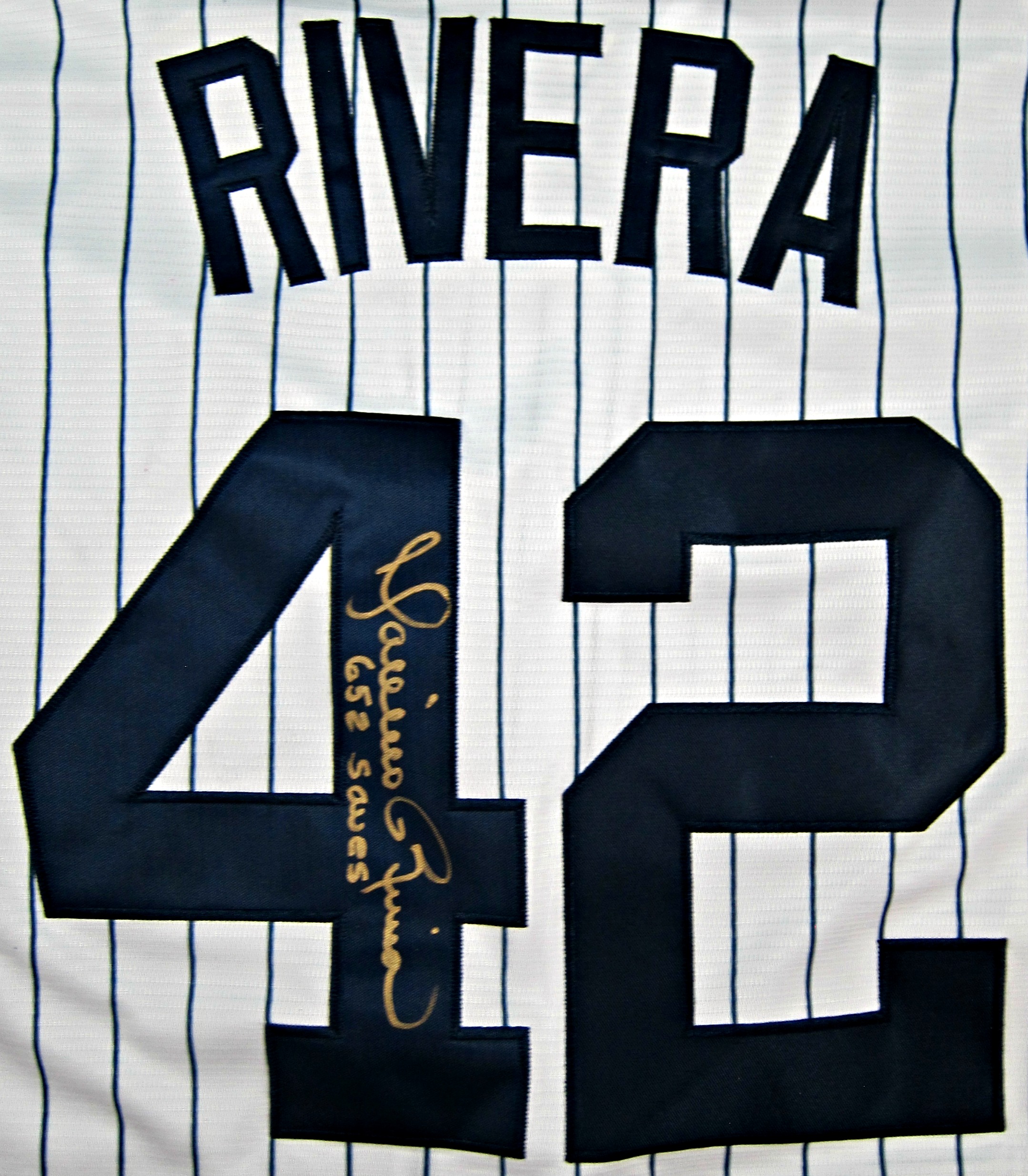 Mariano Rivera Autographed Baseball Jersey Memorabilia Center