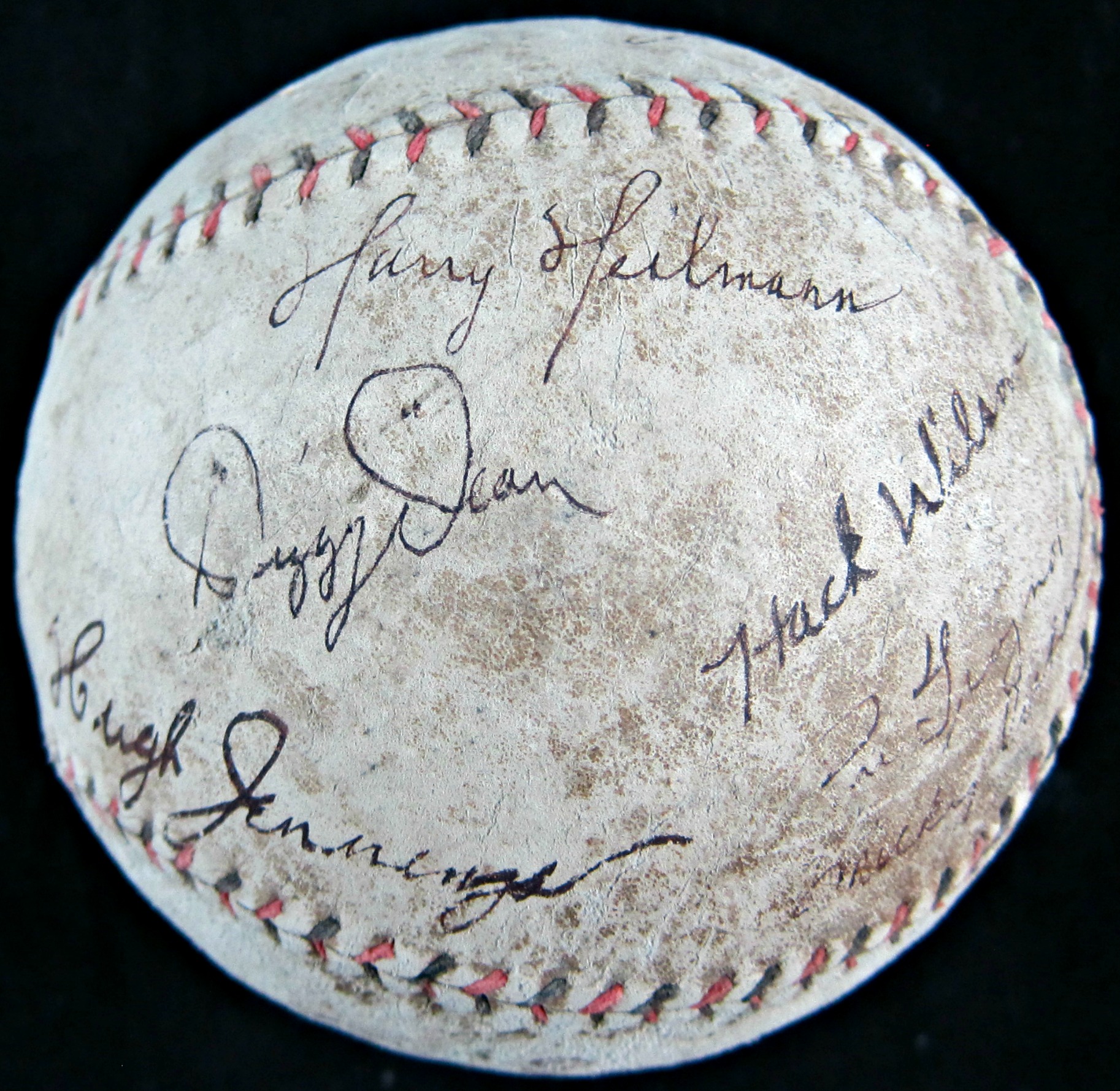 Hall Of Fame Members Multi Autographed Softball (24 Signatures