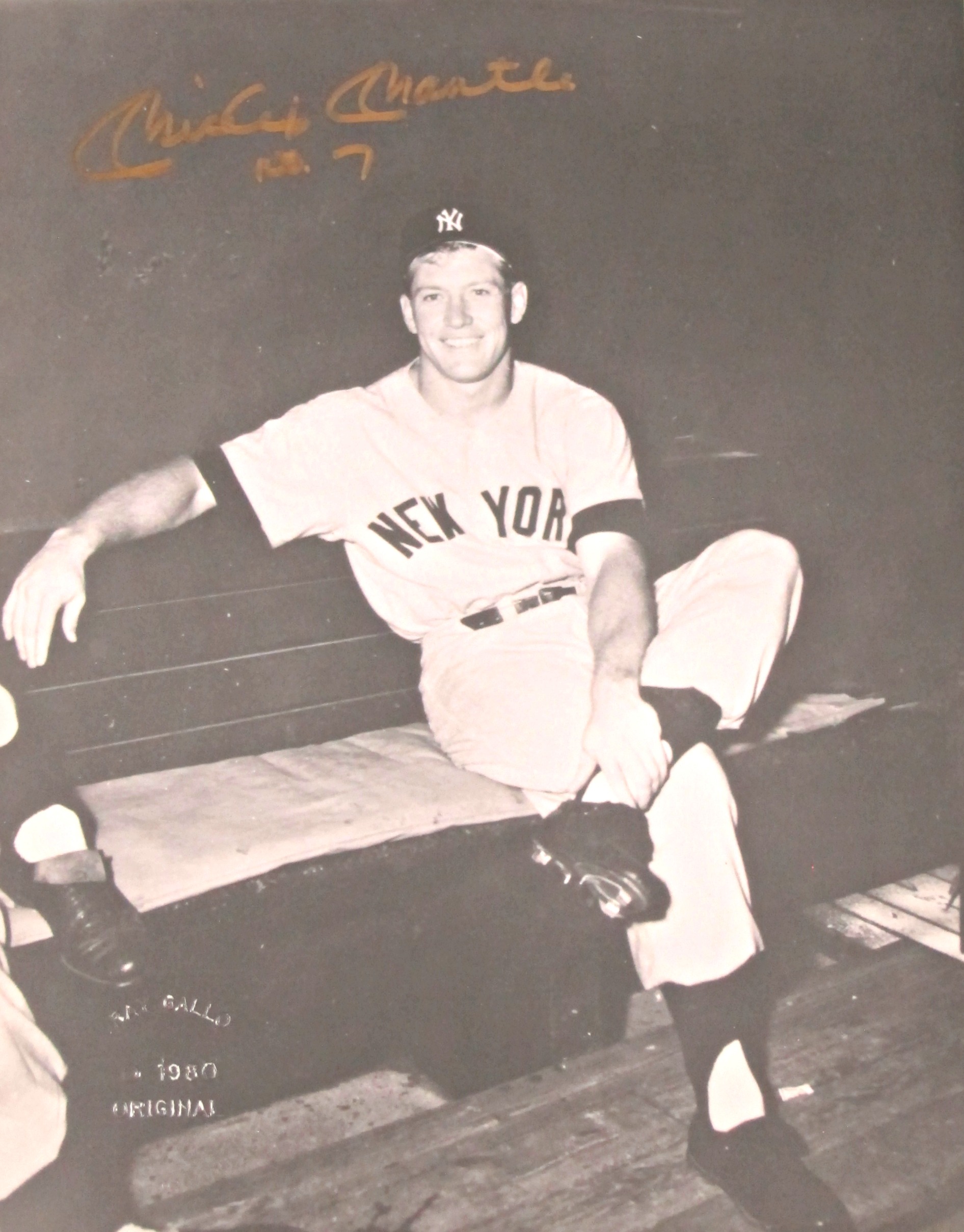 Lot Detail - Mickey Mantle Autographed Poster The Mighty Mick of '56 Gallo  36 x 25