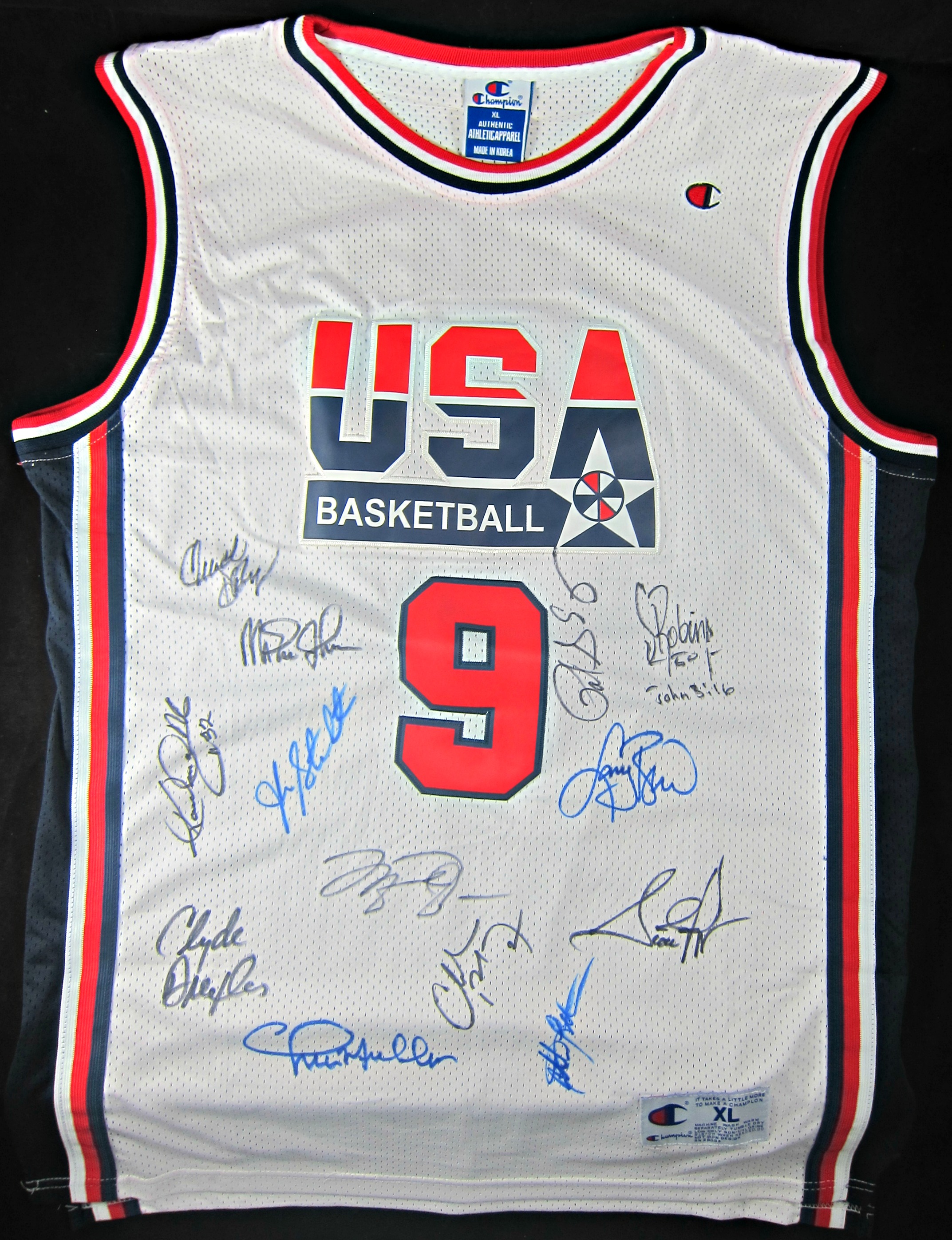 1992-usa-basketball-team-signed-jersey - Memorabilia Center