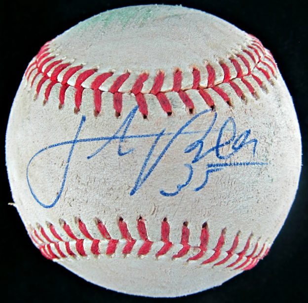 Justin Verlander Autographed Baseball - Memorabilia Center