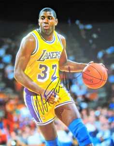 Magic Johnson Autographed Photo - Memorabilia Center