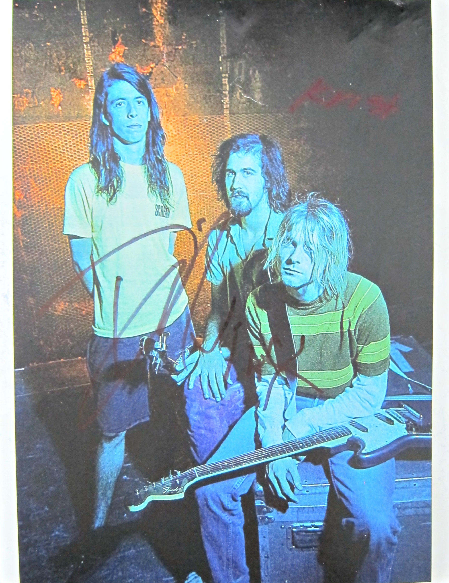 Nirvana Band Autographed Photo - Memorabilia Center