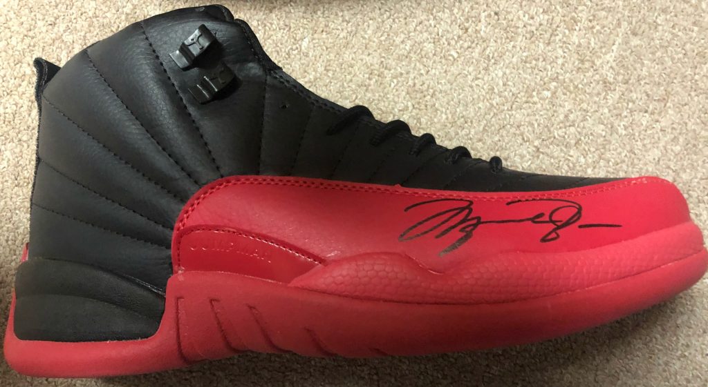 michael jordan signed shoes