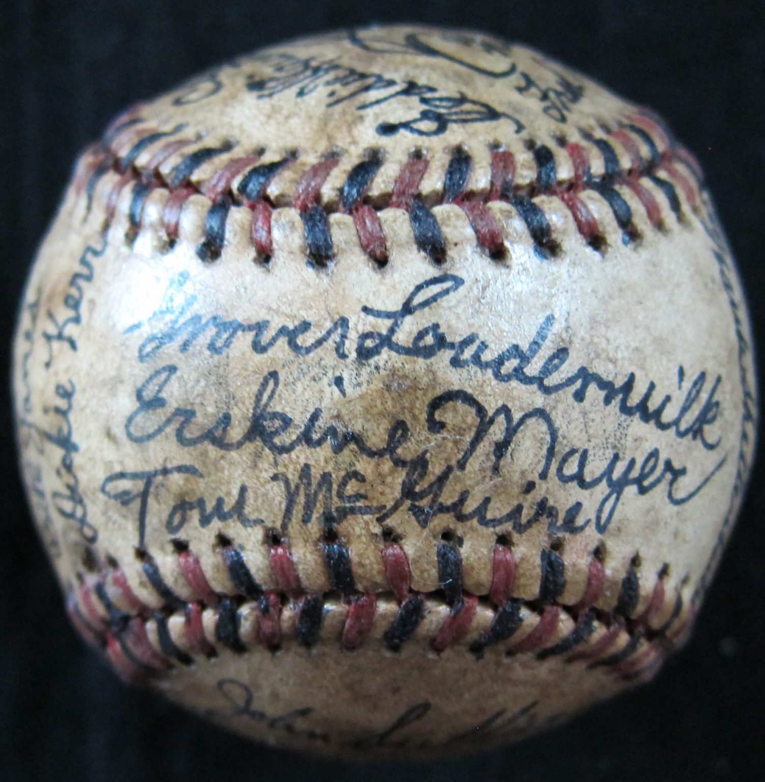 1919 White Sox (Black Sox) Team Signed Baseball - Memorabilia Center