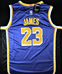 lebron autographed jersey