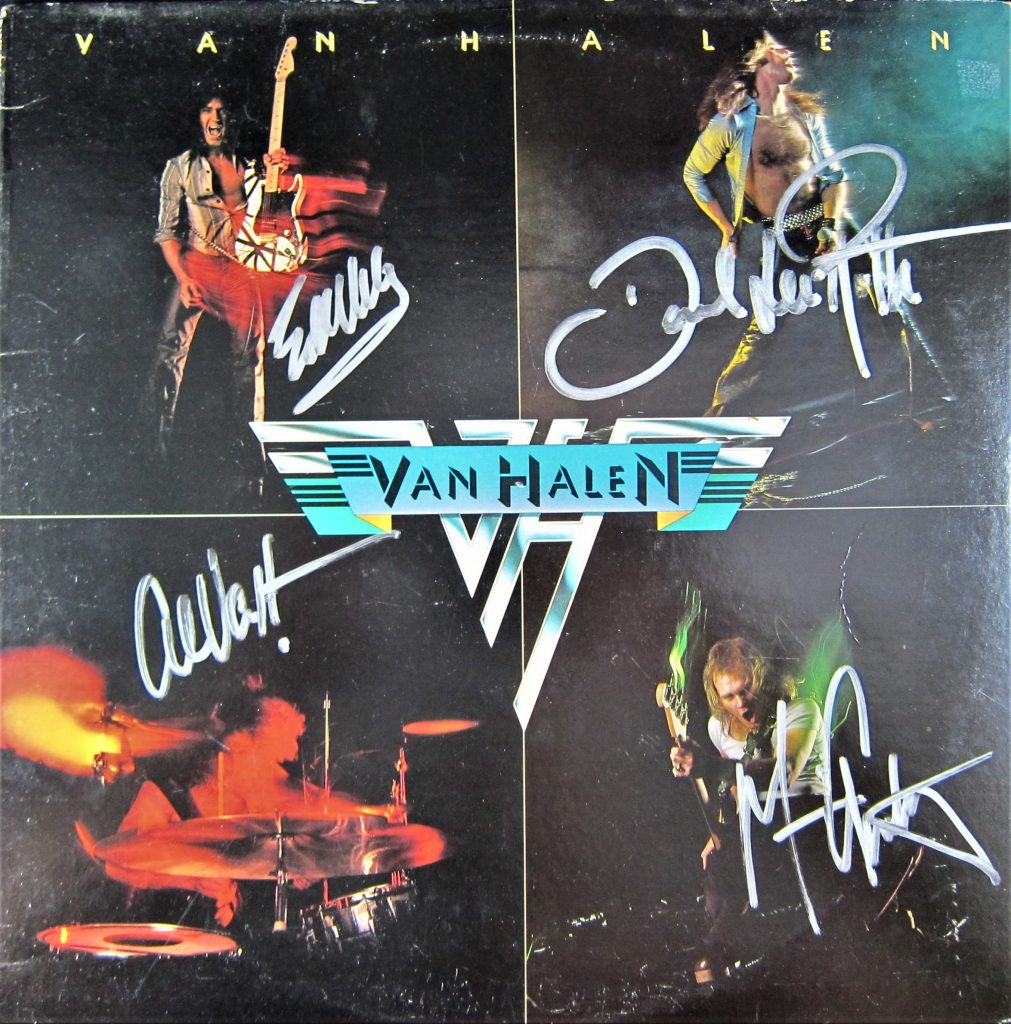 Van Halen Band Signed Album - Memorabilia Center
