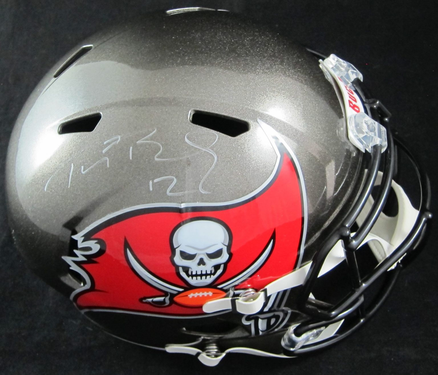 Tom Brady Autographed Tampa Bay Buccaneers Replica Helmet - Memorabilia Center