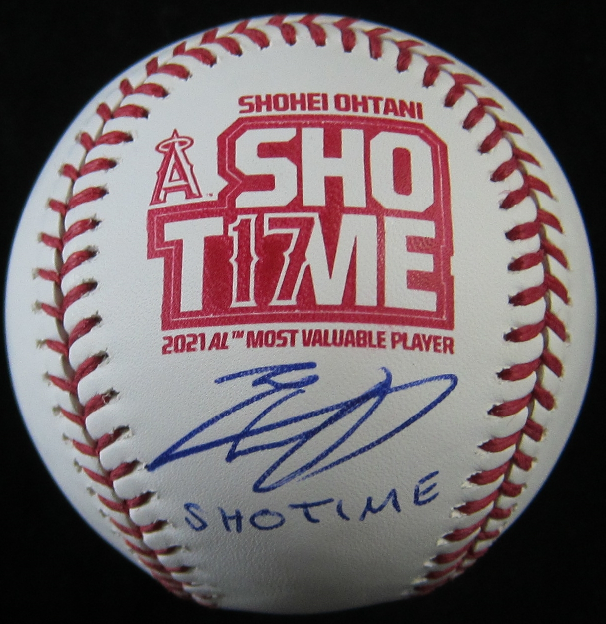 Shohei Ohtani Autographed SHOTIME Logo Baseball