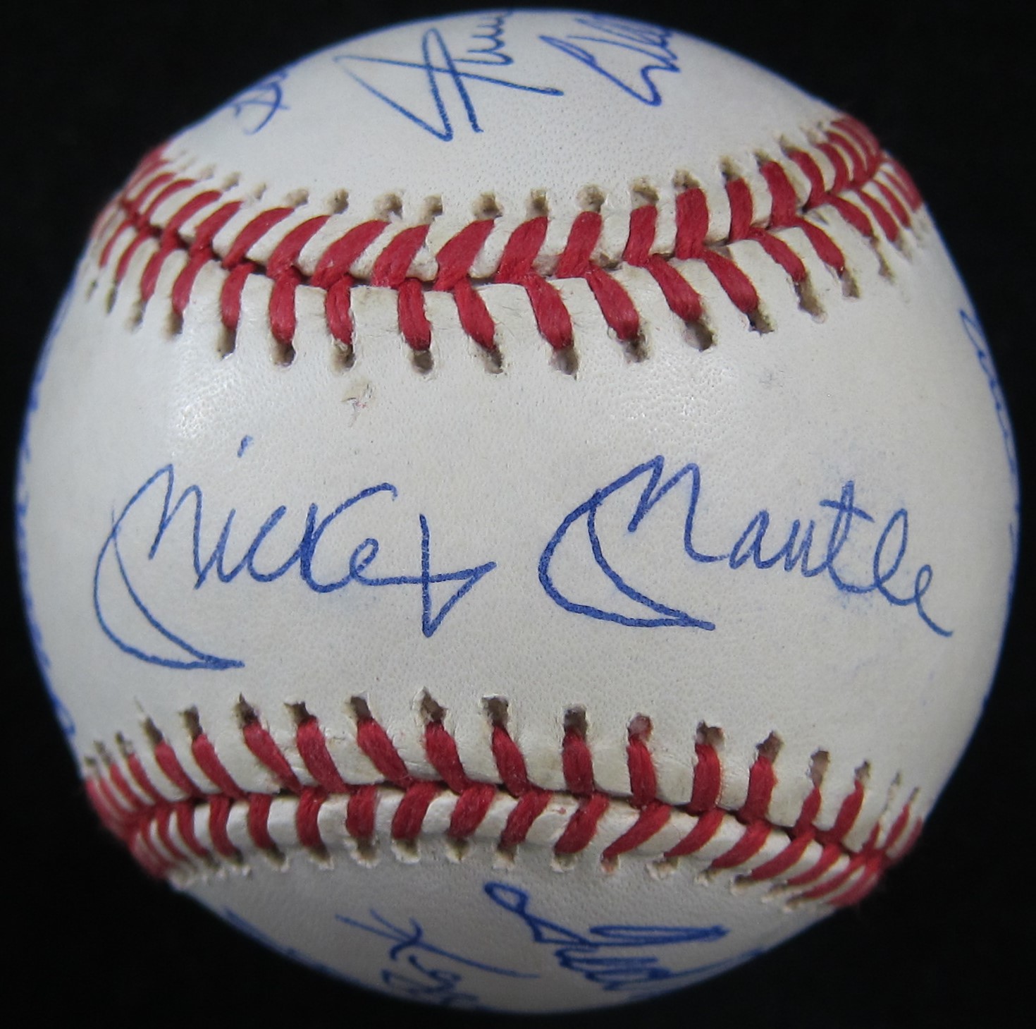 Coach's Corner - 500 Home Run Hitters multi signed Hank Aaron