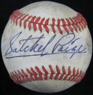 Satchel Paige Signed Baseball