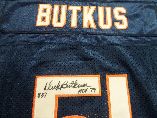 Dick Butkus Signed & Inscribed Jersey - Memorabilia Center
