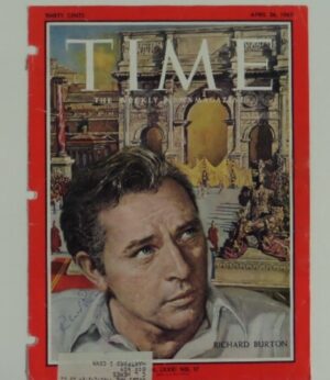 Richard Burton Signed Magazine Cover