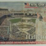 Pope Benedict Signed Mounted NY Post Foldout Page
