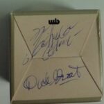 Roberto Clemente & Dick Groat Signed Baseball Box