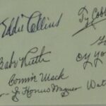 1939 Hall Of Fame Induction Multi Signed Cachet