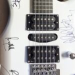 U2 Band Signed Guitar