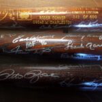 MLB Hall Of Famers & Pete Rose Multi Signed Baseball Bat